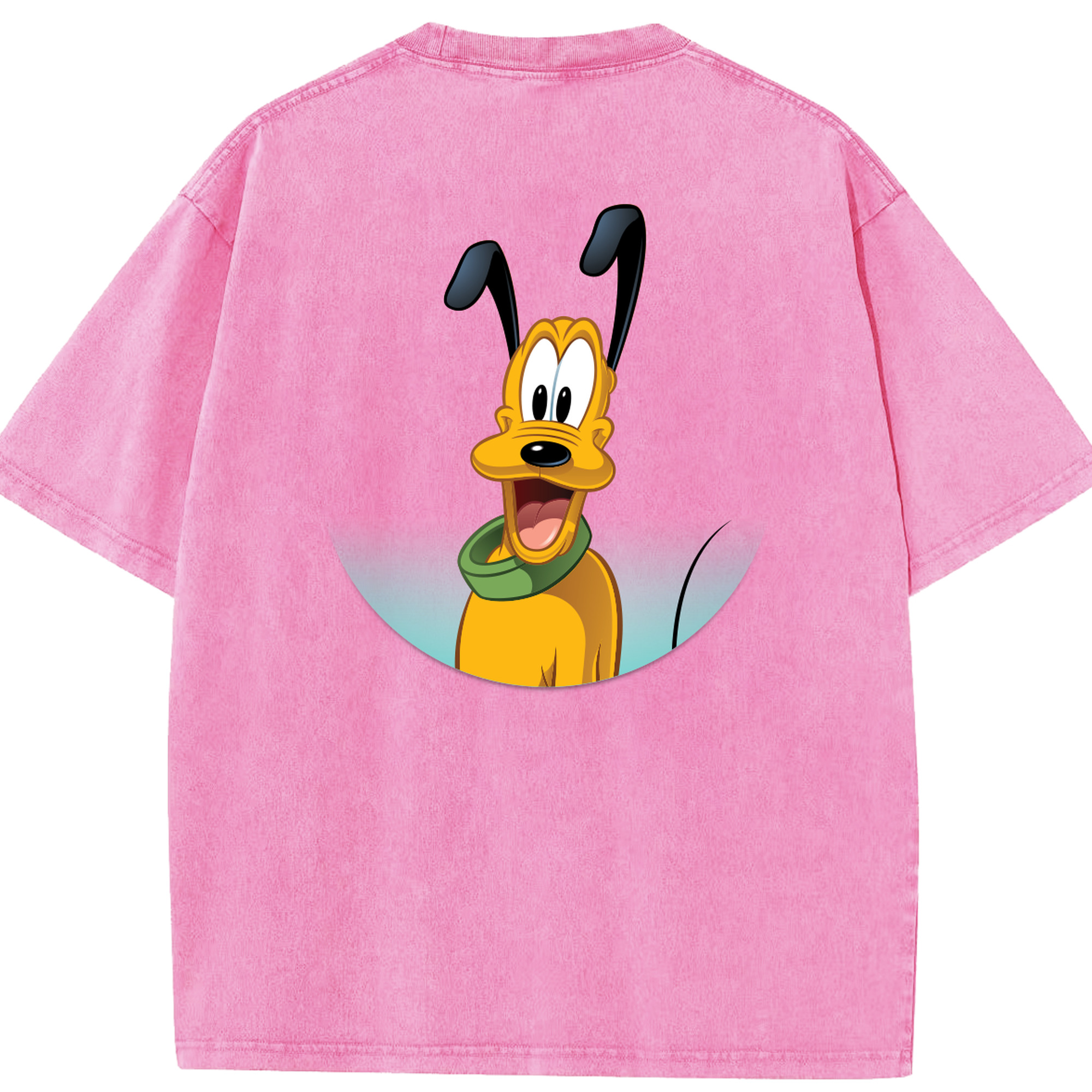 （画像用） ミッキーマウス Mickey Mouse 綿100% ヴィンテージ風 半袖Tシャツ（背面プリント）